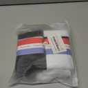 Finerview Kids Soccer Socks Baseball Softball Socks, Knee High Stripes Arch Ankle Support Athletic Socks for Boys & Girls (Small, 4 Pairs Black/White)