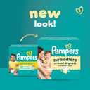 Pampers Swaddlers Diapers, Size 5 (20-37 lbs), 132 Count, Absorbent, Keeps Baby Dry and Comfortable, Skin Safe Disposable Baby Diaper