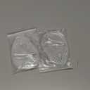 ZUCNANA Ball of Foot Cushions (2 Pairs Gel Shoe Inserts), Heel Inserts for Women, Non Slip Heel Pads, Heel Cushions for Women Foot Pain Relief and Comfort, One Size Fits Any (Clear)