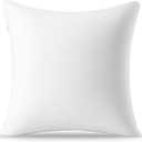 AM AEROMAX 18  18 Throw Pillow Memory Foam Pillow Insert - Square Accent Pillow for Decorative Cushion Bed Couch Sofa - Non-Deforming Over Time (White)