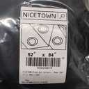 NICETOWN Black Out Curtains for Bedroom 84 inches Long - Light Reducing Thermal Insulated Solid Grommet Curtains/Panels/Drapes for Living Room (Set of 2, W52 x L84)