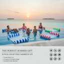 3/5/8 Pack Pool Hammock Upgrated Water Pool Floats, 4-in-1 (Hammock, Saddle, Lounge Chair, Drifter) Multi-Purpose Water Pool Float, Non-Stick PVC Material