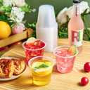 Lilymicky 300 Pack 9 oz Disposable Clear Plastic Cups, 9 Ounce Party Cups for Cocktail, Parties, Picnics, and Events