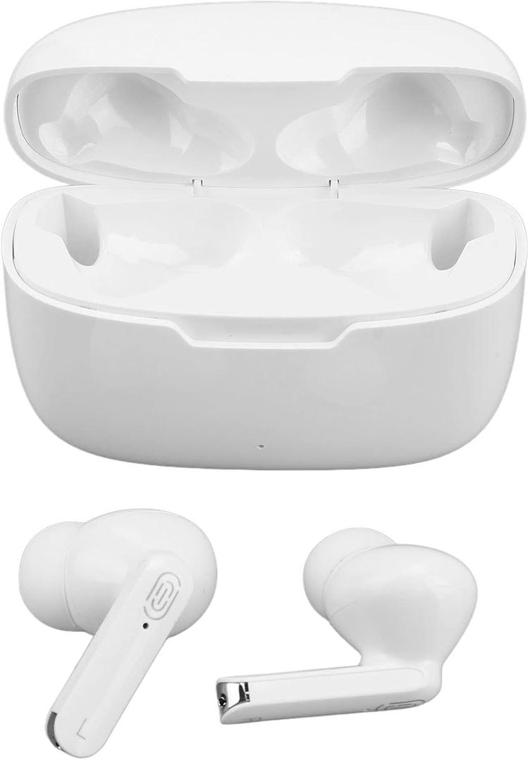 Language Translator Earbuds, Portable Y113 Translator Headphones Supports Calls, Music, 84 Languages Online Translation, 9 Translation Modes, Bluetooth Headphones with Charging Case Speakers(White)