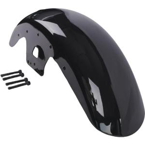 Motorcycle Mudguard, APEX Chopped Front Fender 19" Wheels Wrap Front Mudguard Fit for Harley Touring Road Glide Electra Glide Street Glide Road King 2014-2023 (Black
