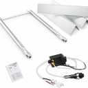 Uniflasy 7635 Flavorizer Bars,69785 Grill Burner and 7642 Igniter for Weber Spirit I & II 200 with Front Control, Spirit E210, E220, S210, S220, for Weber 7635 Bars and 304 Stainless Steel Burner