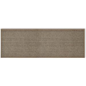 Artoid Mode Non Skid Washable Kitchen Rugs Mats Doormat, Rubber Backing Absorbent Rugs for Kitchen Door Mat Kitchen Mats Floor Mats Front of Sink 17x47 Inch (Beige Grey)