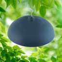 North States - Two-Way Squirrel Baffle: Squirrel Guard for Bird Feeders; Protects Hanging or Pole Mounted Birdfeeders - Gray