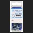 Hillman No. 1/4-20 in. x 2 in. L Slotted Round Head Zinc-Plated Steel Machine Screws 5 pk