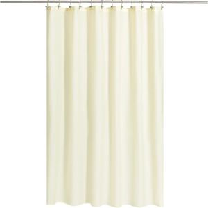 N&Y HOME Fabric Shower Curtain or Liner with Magnets - Cream Shower Curtain for Bathroom with Hotel Quality, Machine Washable - Sand, 72x72