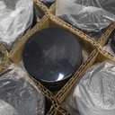 1oz Glass Jar with Lid, Hoa Kinh 25Pack Green Frosted Round Containers Cosmetic with Inner Liners and Black Lids Travel Jars for Storing Lip and Body Scrub, Lotion, Body Butter, Bath Salts, Liquid