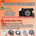 17 Inch Wheel Skins for 2011-2026 Chevy Silverado/GMC Sierra 2500HD 3500HD