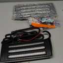 LED Daytime Running Lights For 2022 2023 2024 2025 toyota Tundra Fog Lights CrewMax SR SR5 Limited DRL Assemblies Replacement black lens (DRL1)