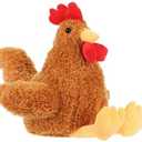 Apricot Lamb Toys Plush Ginger Rooster Stuffed Animal Soft Cuddly Perfect for Child (Ginger Rooster,10Inches)