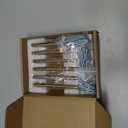 Goo-Ki Antique Brass Cabinet Pulls with 3.8''(96mm) Hole Centers, Retro Style Zinc Alloy Cabinet Handles for Dresser,Wardrobe,Cupboard- 6 Pack