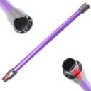 Replacement Wand Extension Tube Fit for Dyson V7 V8 V10 V11 V15 Vacuum Cleaner, 28.5 IN Quick Release Stick, Purple Vacuums Attachment Extension Tube