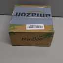 MinBoo Bamboo Coasters for Coffee Table Set of 6 Coasters for Drinks Absorbent with Holder Coffee Table Decor for Tabletop Protection Gifts for House Warming New Home & Wedding (White)