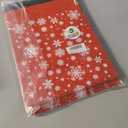 Shop4Mailers Christmas Poly Mailers 10x13 Inch  100 Pack Snowflake Waterproof Shipping Bags for Small Business, 2 Mil Self-Seal Mailing Envelopes, Durable Red Poly Mailers for Holiday Packaging