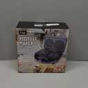 FineMade Pizzelle Maker with Non-Stick Coating, Electric Pizzelle Cookie Baker Press with Snowflake Pattern, Make Two 4 Inch Traditional Italian Waffle Cookies at Once, Recipe Included