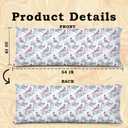 Blue and White Chinoiserie Christmas Cardinal Body Pillow Pillowcase,Cardinal Gifts for Women,Grandmillennial Xmas Winter Bird Decorative Long Body Pillow Cover for Adults Women Men,20x54 Inches