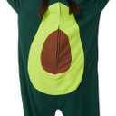 Fruits Costume Adults Onesies Unisex Pajamas Cosplay Fruits Plush Halloween Jumpsuit for Men Women, Small