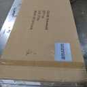 TigerDad Tilt Overbed Table with Wheels, Height Adjustable Rolling Desk for King Queen Bed, Tilting Laptop Cart Mobile Computer Workstation, Dekuwood