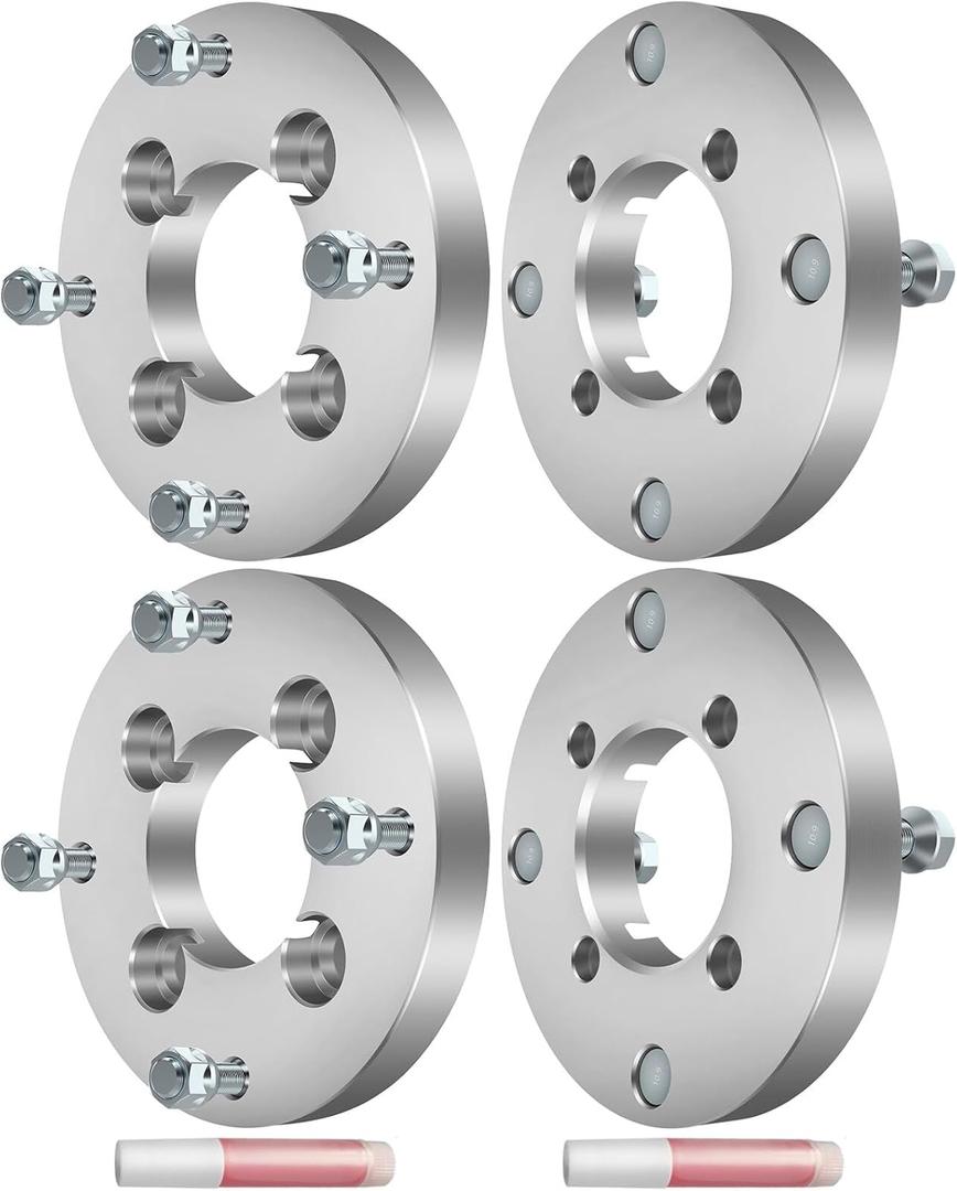 ECCPP 4PCS 4 Lug 1" Wheel Adapters 4x110 to 4x156 12x1.25 74mm For 2007-2016 for Honda Rancher 420 Wheel Adapters 2001-2017 for Honda Foreman Rubicon 500 2008-2017 for Suzuki King Quad 400