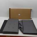 ENGPOW Storage Ottoman Bench, Fireproof Folding Bench with Lock,30 Inches FireWater Resistant Storage Chest Foot Rest Stool Leather Bedroom Ottoman Safe for Documents, Valuables, Pink (Grey)