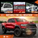 in-Channel Rain Guards Compatible with RAM 1500 2019-2025, Durable Side Windows Wind Deflectors 2019 2020 2021 2022 2023 2024 2025 RAM Rain Guard Black 4 PCS