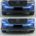 Gloss Black Front Bumper Lip Compatible with Honda CR-V CRV 2023-2026, Air Dam Chin Splitter Diffuser Spoiler Wing Protector Body Kit