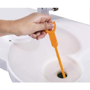 6 Pack Snake Drain Clog Remover