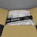 8x10 Washable Area Rug - Modern Abstract Distressed Vintage Carpet with Non-Slip Backing, Stain Resistant & Non-Shedding for Living Room Bedroom, Dining Table, Home Office, Yellow/Grey, 8'x10'