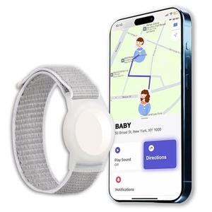 Amazon.com: Generic GPS Tracker for Kids, Teen, Special Needs, Elderly - Real-Time Mini Locator Watch Band - No Monthly Fee - Hidden Tracking Device for iOS, White, A12123 : Electronics