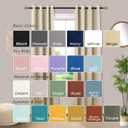 Mrs.Naturall Beige Curtains 54 Inch Long for Bedroom,Room Darkening 80% Blackout Thermal Insulated Black Out Curtains 54 in Length 2 Panels Set