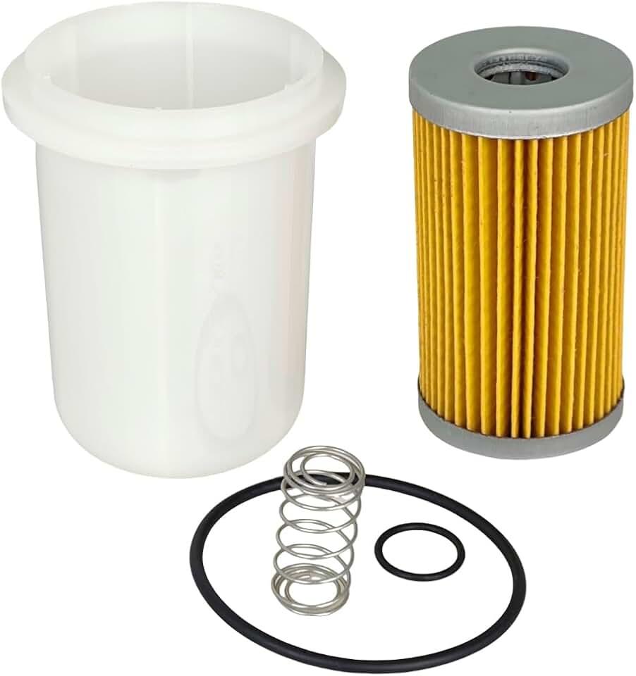 XYZIL Fuel Filter Bowl O-Ring Spring 15521-43160 15521-43130 Compatible with Kubota L3010 L3130 L3240 L3540 L235 L275 L2900 L3600 L3940 L4200 L4240 L4310 L4740 M5700 Tractor KX121-3 KX161-3