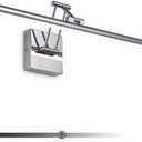 Dimmable Vanity Light for Bathroom 24 Inch LED Vanity Lamps Chrome Bath Light Fixtures Modern Bathroom wall Lamps above Mirror Adjustable Swing Arm Restroom Wall Light Round Tube over Mirror Light