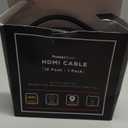 PowerBear 4K HDMI Cable 15 ft | Long Hdmi Cable, Braided Nylon & Gold Connectors, 4K @ 60Hz, Ultra HD, 2K, 1080P, ARC & CL3 Rated | for Laptop, Monitor, PS5, PS4, Xbox One, Fire TV, & More