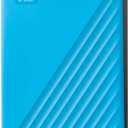 WD 4TB My Passport, Portable External Hard Drive, Blue, backup software with defense against ransomware, and password protection, USB 3.1/USB 3.0 compatible - WDBPKJ0040BBL-WESN