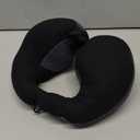 INFANZIA Kids Chin Supporting Travel Neck Pillow, Helps Support Head and Neck, Comfortably Designed for Head, Neck, and Chin Support - Ideal for Toddlers and Children,Black