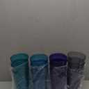 US Acrylic Caf Plastic Reusable Tumblers (Set of 12) 32-ounce Iced-Tea Cups, Coastal | Value Set of Restaurant Style Drinking Glasses, Stackable, BPA-free, Made in the USA | Top-rack Dishwasher Safe