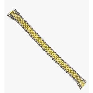10-14mm Womens Expansion Replacement Watch Band Two Tone Ladies Fits Easy Reader and Others