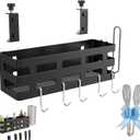 Griddle Caddy for Blackstone 28/36/22/17 inch, Universal BBQ Grill Caddy for Outdoor Grill with Paper Towel Holder & 9" Tong, for Blackstone Griddle Accessories Tool Holder Caddy