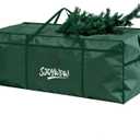 Small Christmas Tree Storage Bag 4Ft/5Ft Heavy Duty Reusable 600D Oxford Fabric Moistureproof Dustproof Christmas Tree Bag for Short Artificial Christmas Tree(39" X 12" X 24", Green)