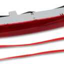 Third Brake Lamp Assembly Center High Mount 1C0945097A Compatible with 1998-2010 Hatchback 1C0945097E 1C0945097B
