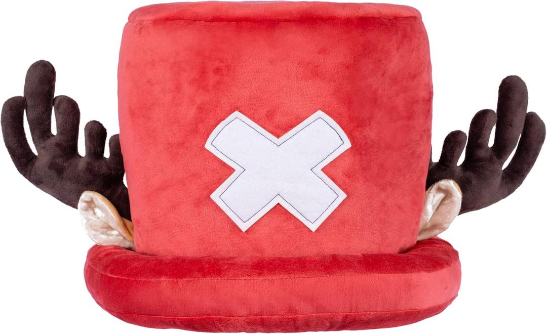 2 x One Piece Chopper Plush Hat, Soft and Cuddly. Fuzzy Antlers and Furry Ears. Perfect for Cosplay, Conventions, or Just Cozy Days at Home