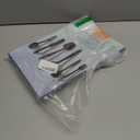 NileHome Silicone Spatula Set, 6 Pieces Food Grade Kitchen Utensils with Silicone Brush Heat Resistant BPA-free Rubber Spatula for Scraping, Baking, Cooking, Mixing