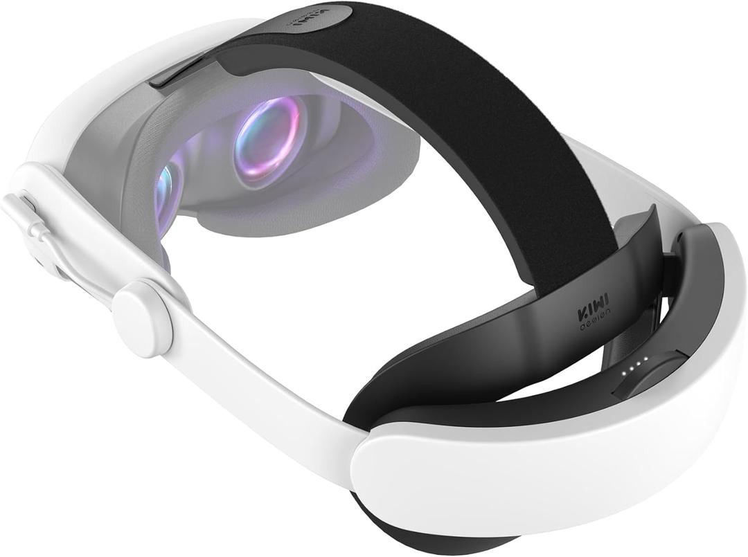 KIWI design K4 Boost Comfort Battery Head Strap Accessories for Meta/Oculus Quest 3/3S, Dual Charge the VR Headset and Battery Strap in 2.5h