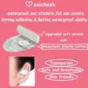 3 x Shower Swimming Ear Covers Baby Adults Water Proof Ear Swimming Plugs Safety Ear Protection for Shower Swimming Use (Large 60Pcs)