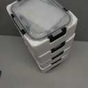 HOMBERKING 10 Pack Borosilicate Glass Meal Prep Containers with Locking Lids, Glass Food Storage Containers Set, Airtight Lunch Bento Boxes, BPA-Free & Leak Proof, 36oz & 14oz, Freezer, Oven Safe (Black)