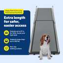 PetSafe Happy Ride Extra Long Telescoping Dog Ramp, Portable Pet Ramp for Cars, Trucks & SUVs with Adjustable Sizing